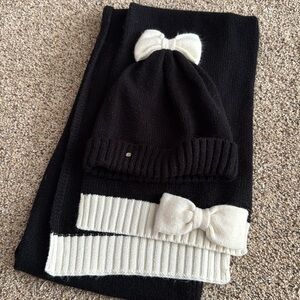 Kate Spade Hat and Scarf Set